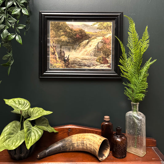 Rock and Pool  - 8x10 PRINT in black frame