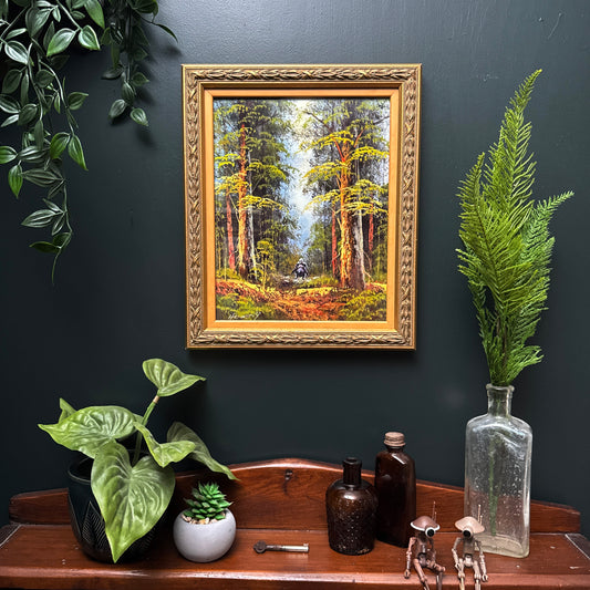 Speeder on Sanctuary Moon - PRINT 8x10 in gold frame