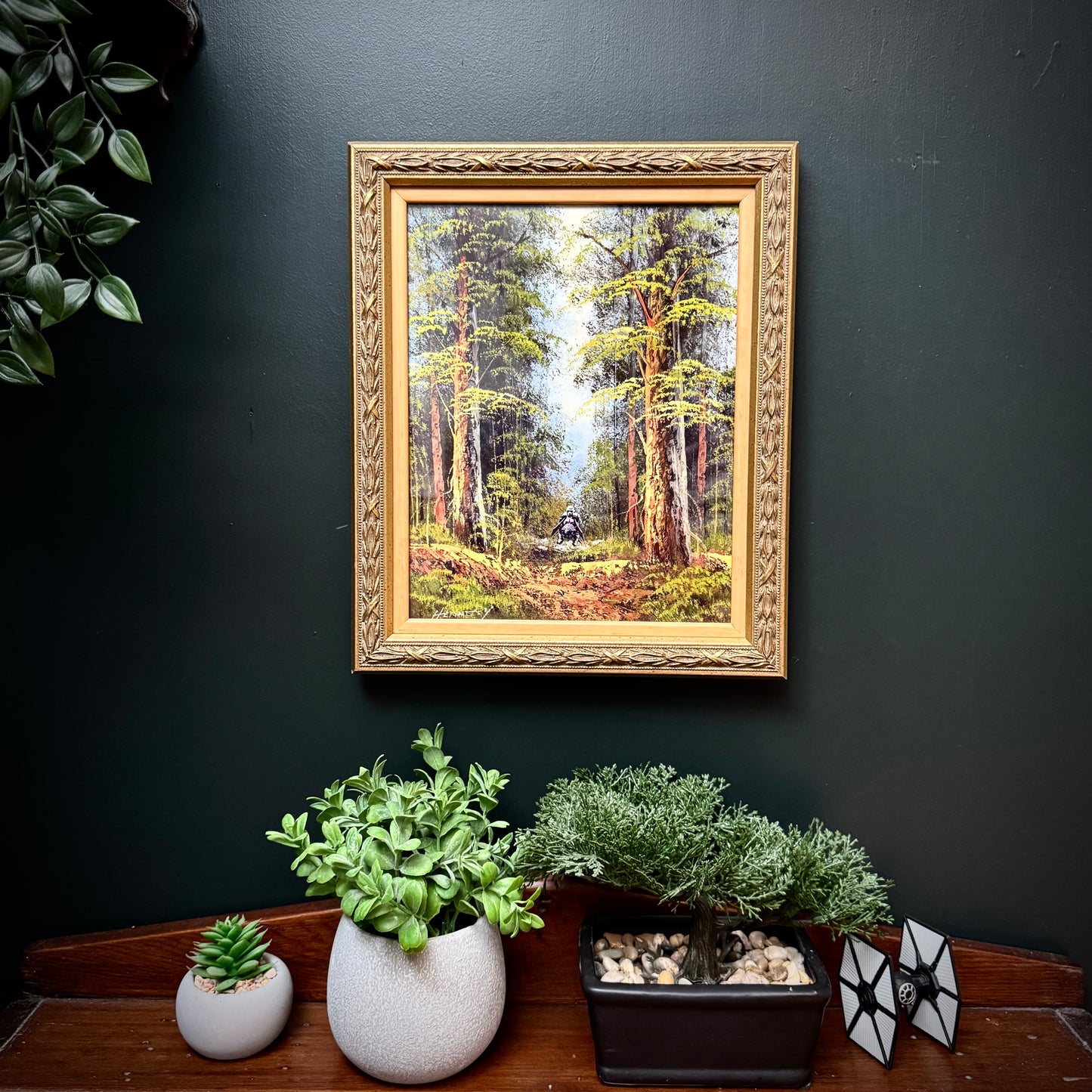 Speeder on Sanctuary Moon - PRINT 8x10 in gold frame