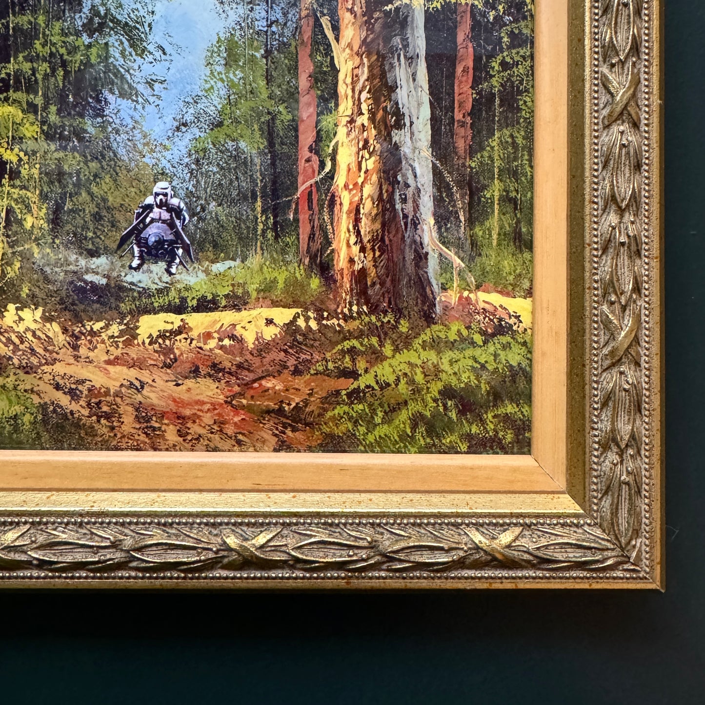 Speeder on Sanctuary Moon - PRINT 8x10 in gold frame