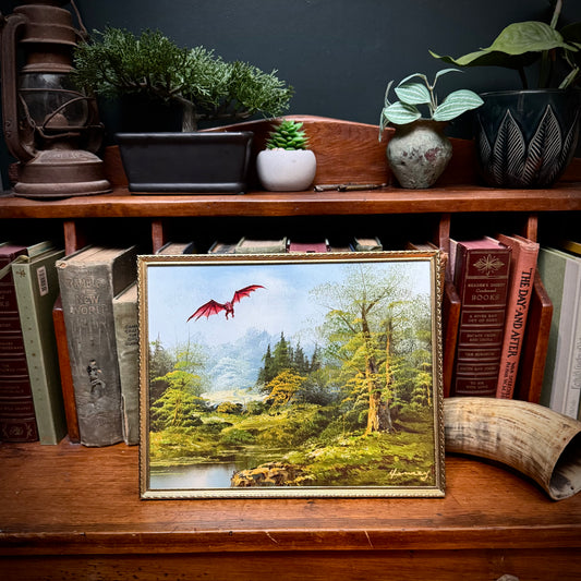 The Magnificent  - 8x10 inch PRINT in reclaimed brass frame