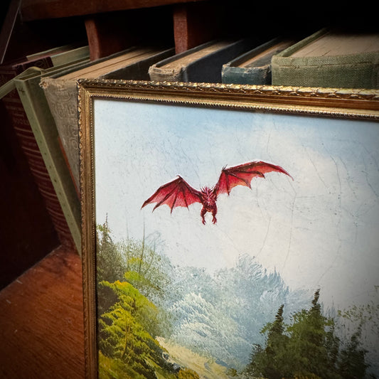 The Magnificent  - 8x10 inch PRINT in reclaimed brass frame