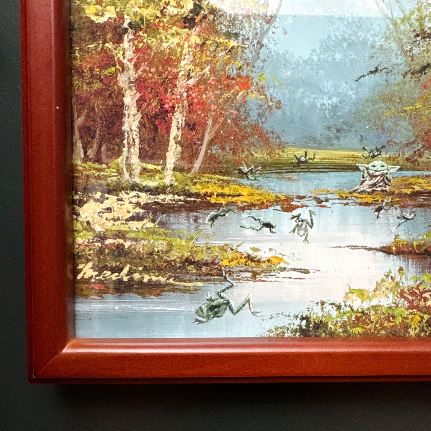 Snack Time - 8x10 PRINT in Wood Frame