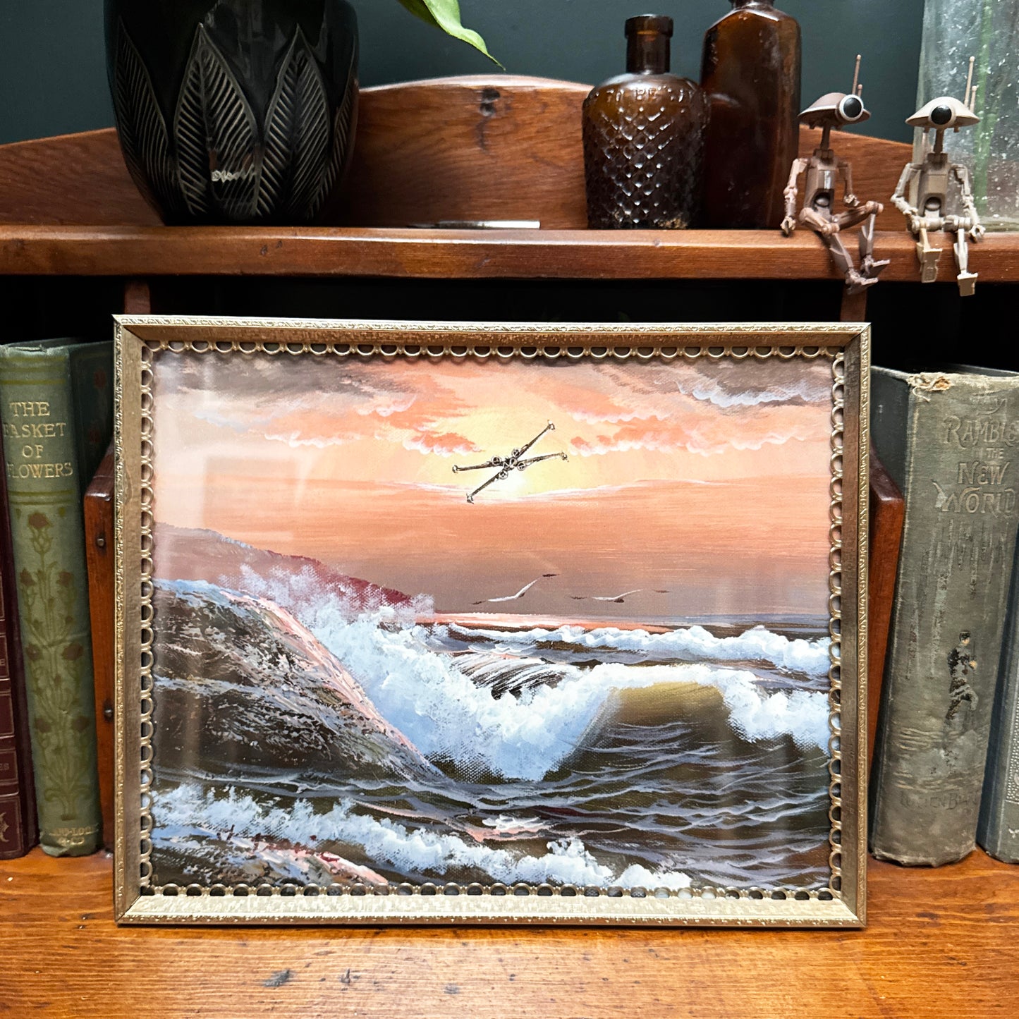 Solo Flight - 8x10 PRINT in Brass frame
