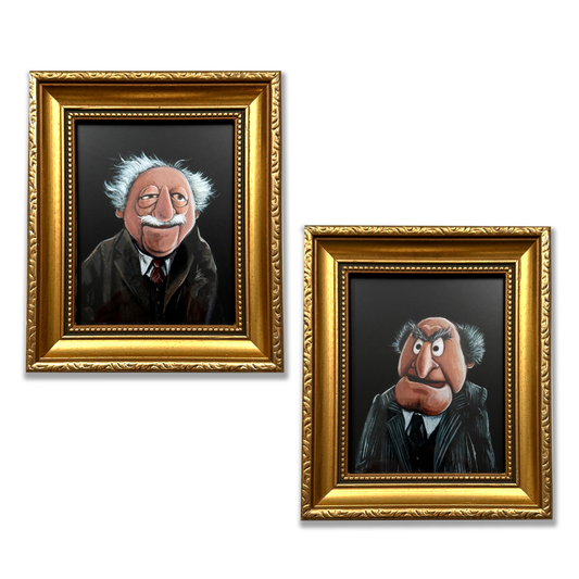 Grumpy Old Men - PRINTS in vintage frames