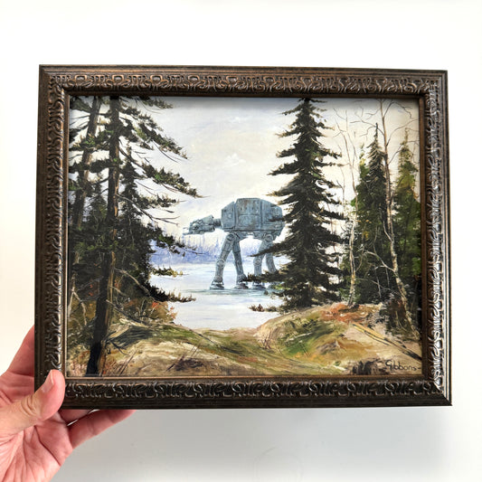 That's No Moose - PRINT 8x10 in Reclaimed Frame OOAK Show