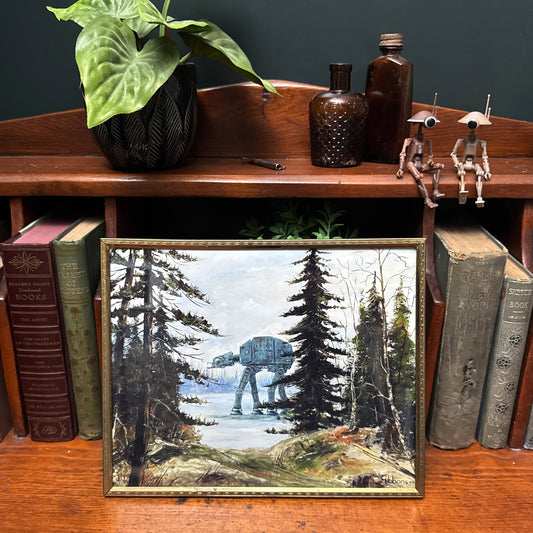 That's No Moose - PRINT 8x10 in brass frame