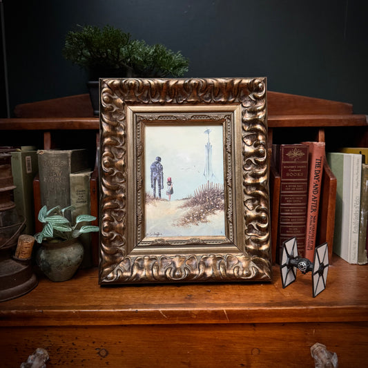 The Guardian - PRINT 5x7 in reclaimed wood frame