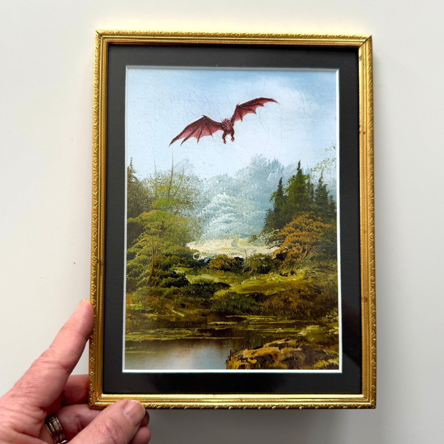 The Magnificent  - 5x7 PRINT in brass frame