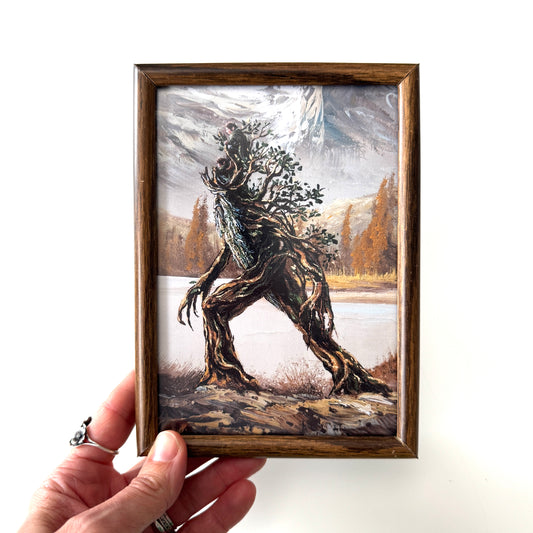 To Isengard - PRINT 5x7 in wood frame