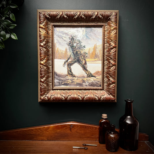 To Isengard - PRINT 8x10 canvas in reclaimed frame