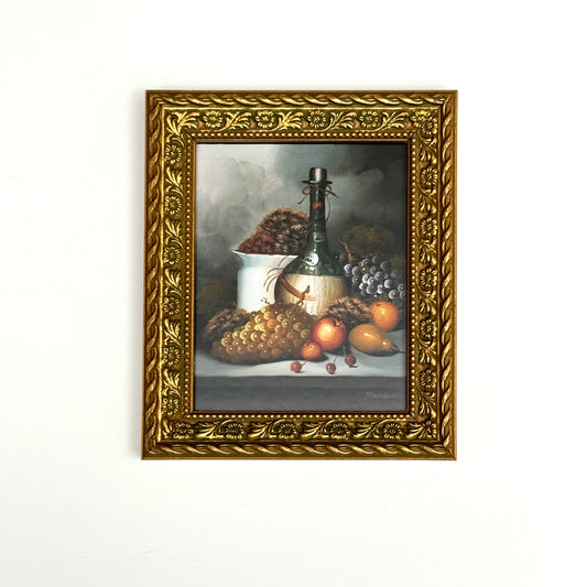 Tribbles with Still Life - PRINT 4x5 in ornate frame, OOAK Show