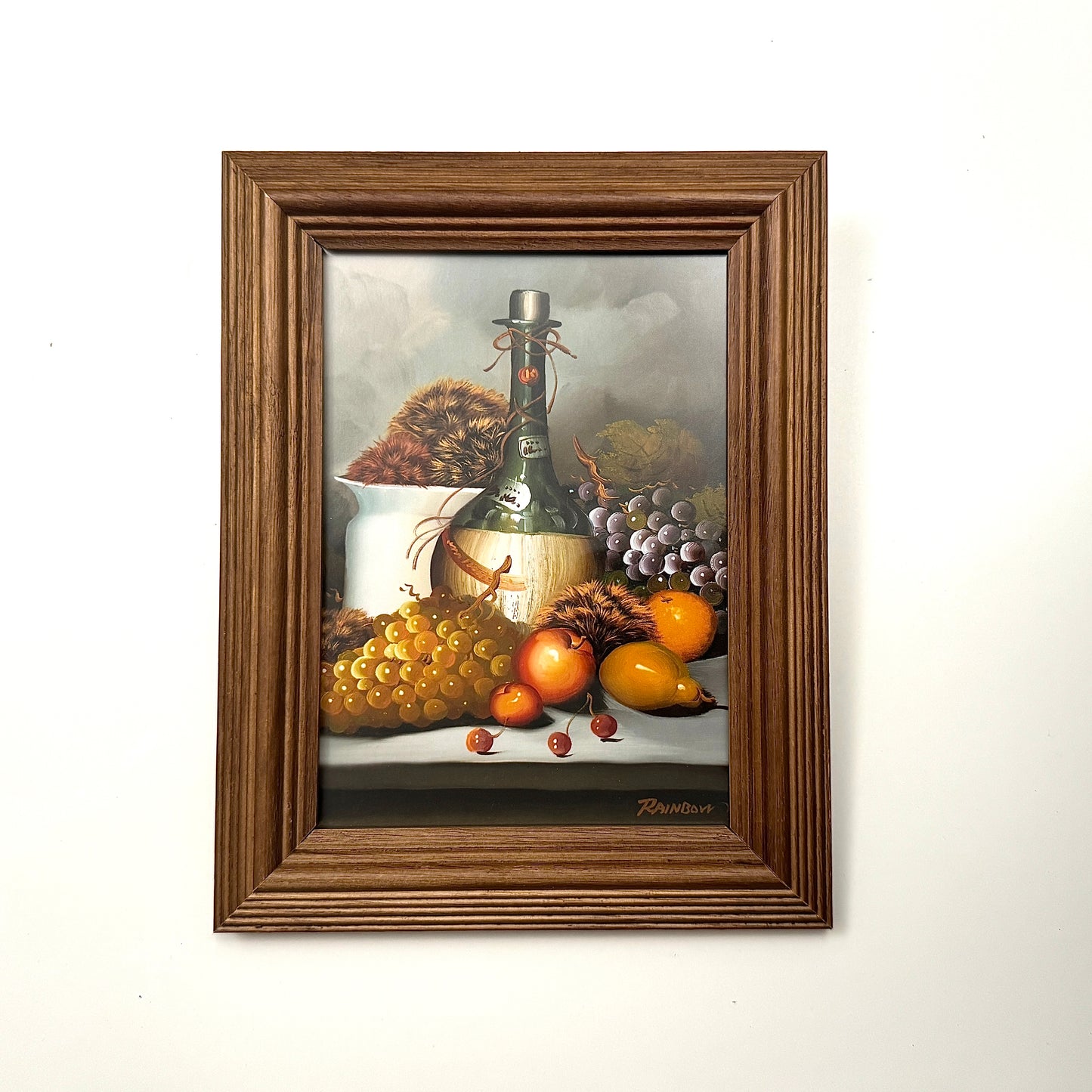 Tribbles with Still Life - PRINT 4x5 in wood frame, OOAK Show