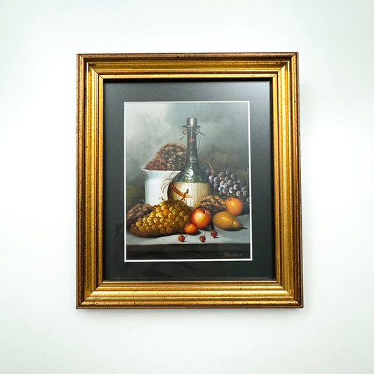 Tribbles with Still Life - PRINT 8x10 in gold frame, OOAK Show